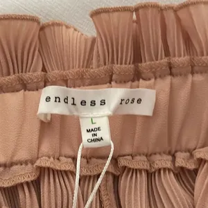 Endless Rose Off Shoulder with Adjustable Straps Tan Pleated Flowy Blouse thumbnail 7