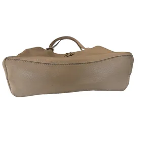 Tory Burch Devon Sand Nude McGraw Triple Compartment Leather Satchel Handbag thumbnail 3