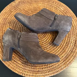 Clarks‎ Brown Suede Women's Heeled Shoes thumbnail 8