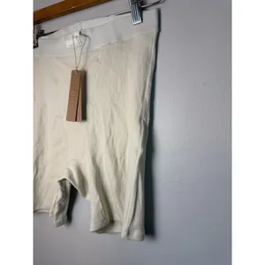 Skims Women's Cotton Rib Boxer Bone Sz M NWT $36 thumbnail 4