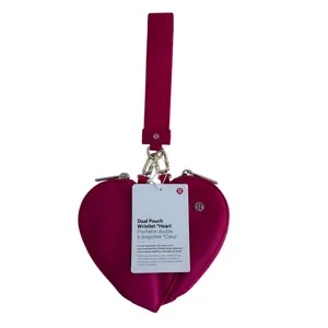 Lululemon Dual Pouch Wristlet Heart Passionate / Passionate / Gold thumbnail 6