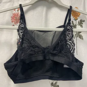 Aerie Black Lace Bralette thumbnail 1