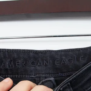 American Eagle High Rise‎ Distressed Mom Jeans Women's Size 00R thumbnail 4