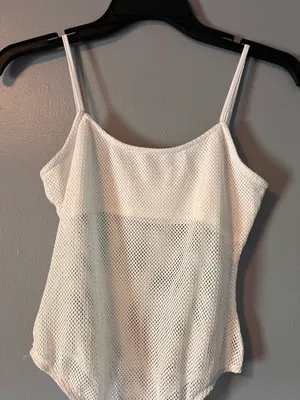 Revolve Janene White Fishnet Body Suit thumbnail 6