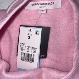 Grayson Threads Mama Pink Crewneck Oversized Sweatshirt Floral Patchwork Applique Size Small NWT thumbnail 5