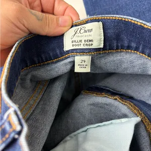J. Crew Billie Demi Bootcut Crop Jeans thumbnail 3