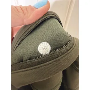 Lululemon Run Times Short 4-way Stretch 4" Dark Olive Green Size 10 thumbnail 7