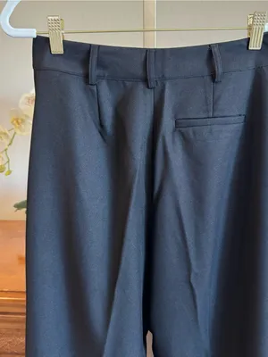 For Love & Lemons Shannon Wide Leg Trouser Pants Black S thumbnail 8