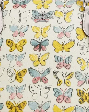 NWT Coach Gallery Tote Bag With Butterfly Print CAR36 thumbnail 10