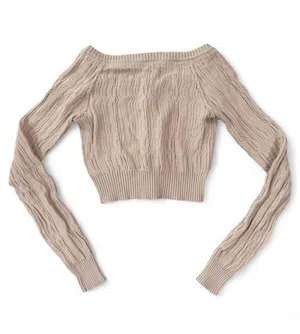 Free People Cropped Mimi Cardigan Sugar Crystals XS thumbnail 5