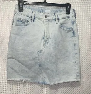 Light Wash Denim Mini Skirt - Old Navy thumbnail 1