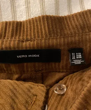VERO MODA Brown Corduroy Pants thumbnail 3