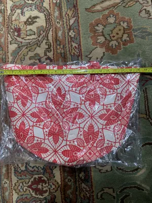 Floral Design Spring Summer Tote Bag Red And White Brand New thumbnail 6