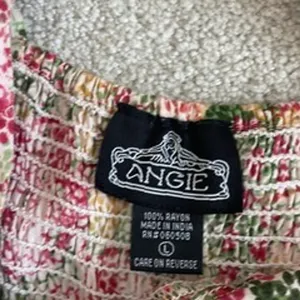Angie High Low Dress Womens L Pink Festival‎ Brunch Resort Coastal Cruise Beach thumbnail 12