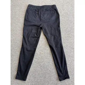 Maurice's Womens Black Cargo Jogger Pants‎ Size L Regular Utility Drawstring Stretch thumbnail 2
