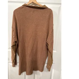 Oli & Hali Small Medium Distressed Cotton Button Up Tunic Free People Boho thumbnail 8