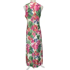 Willow Glenn Floral Sleeveless Maxi Dress Women’s Size M Hourglass Colorful thumbnail 6