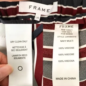 Frame‎ Stripe Side Slit Easy Pant thumbnail 7