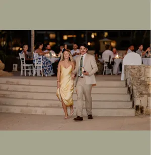 Zara maxi dress flowy butter yellow satin effect wedding evening party holiday thumbnail 5