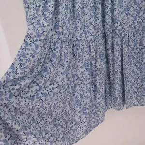 Old Navy Floral Tiered Mini Dress Womens Size XL Blue Ditzy Floral Milkmaid NWT thumbnail 9