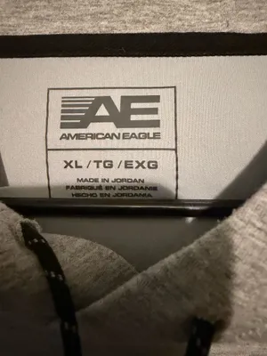 Men’s American Eagle Hoodie Grey  thumbnail 2