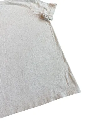 John Galt Paradise Cove Malibu Heather Cream Palm Tee Shirt Fit One Size Women's thumbnail 12
