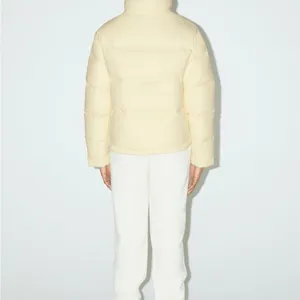 NWOT - Aritzia Super Puff Shorty in Light Yellow size small thumbnail 11