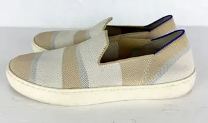 Rothy's The Sneaker Birch Stripe Size 8 Slip On Loafer Comfort Casual thumbnail 1