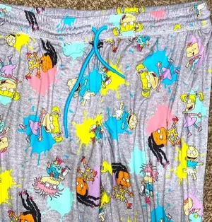 Rugrats Nickelodeon Womens Sleep Lounge Joggers Printed Pants plus size 2X thumbnail 1