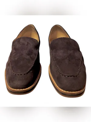 Cole Haan Women’s “The Go To” Navy Suede Slip-On Loafers thumbnail 4