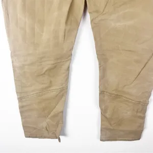 FREE PEOPLE Khaki Black Patchwork Five Pocket Cargo Style Jeans 12 Boho Casual thumbnail 7
