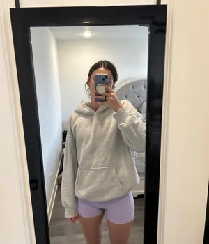 Oversized Grey Hoodie Gray thumbnail 5