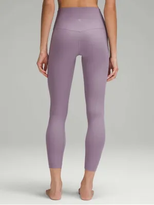 Lululemon Align Ribbed High-Rise Pant 25" | Size: 10 | Purple Ash thumbnail 2