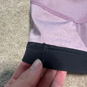 Nike Women's Purple and Black Sports Bra thumbnail 3