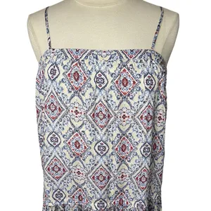 HERSY Tiered Maxi‎ Dress with Adjustable Spaghetti Straps, LARGE thumbnail 2