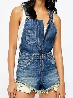 We The Free Free People. New!‎ Sunkissed Short Overalls thumbnail 1