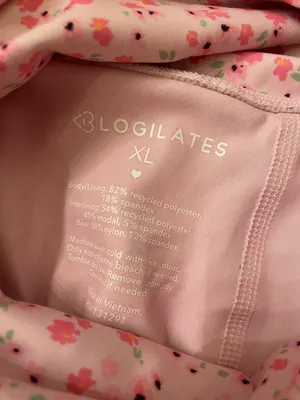 NWT! Blogilates Women’s Mommy & Me Princess Bow Back Dress Pink Floral Size XL thumbnail 5