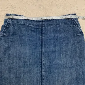Boden A-Line 100% Cotton Medium Wash Denim Jean A-Line Casual Skirt thumbnail 6