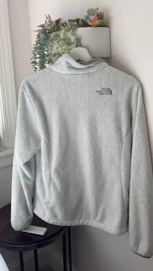 The North Face gray fleece jacket size medium thumbnail 4