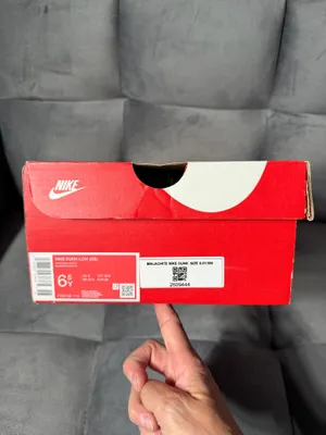Nike Dunk Low (GS) White Malachite 6.5 Unisex Kids Leather Sneaker FB9109-114 thumbnail 6