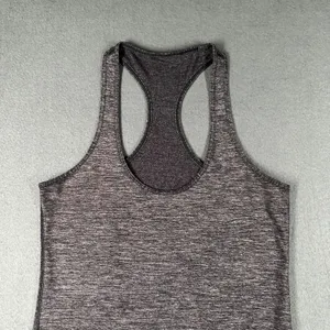 Lululemon Tank Top Womens 6* Heather Gray Cool Racerback Tank Top Pullover thumbnail 3