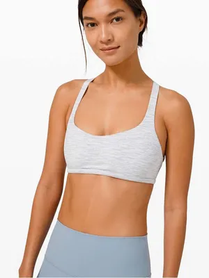 Lululemon Free to Be Bra Wild Light Support Wee Are From Space Nimbus sports thumbnail 1