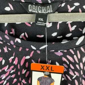 Nicole Miller Original NWT Short Sleeve Faux Wrap Stretchy Jersey Knit Dress XXL thumbnail 4