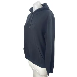 Puma Women's Black Logo Yoga Athletic Activewear Sweater Hoodie Sweatshirt Top M thumbnail 2