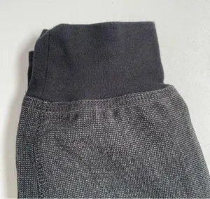 Joggers Pant Pull On Elastic Waist Stripe Lounge Grey Black Tall thumbnail 2