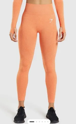 Gymshark VITAL SEAMLESS 2.0 LEGGINGS‎ Orange women's medium thumbnail 1