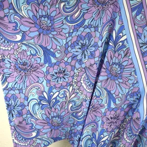Carmen Marc Valvo Swimwear Coverup Dress Womens Large Floral Ruched Stretch Boho thumbnail 6