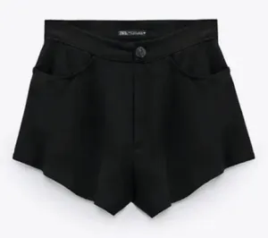ZARA Black Shorts High-Waisted thumbnail 1