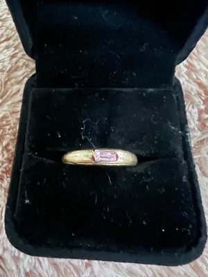 Women’s Gorgeous Gold Plated Ring Size 7 thumbnail 2