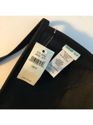Aerie Black Triangle Bikini Top Molded Cups Padded Halter String Ties S thumbnail 3